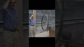 Walter Lewin explains torque pt 2