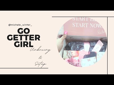 Go Getter Girl Unboxing & Setup | Efflorescence Collection | Disc System #gogettergirl #planner