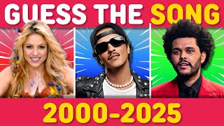 GUESS THE POPULAR SONG FROM 2000-2025 🎶 | Song Quiz