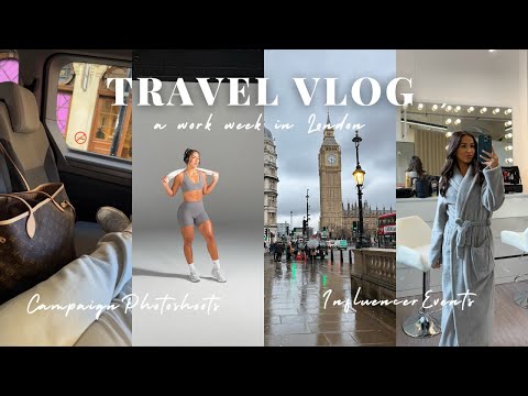 TRAVEL VLOG | week in London, bts shooting with oner active, influencer events + more