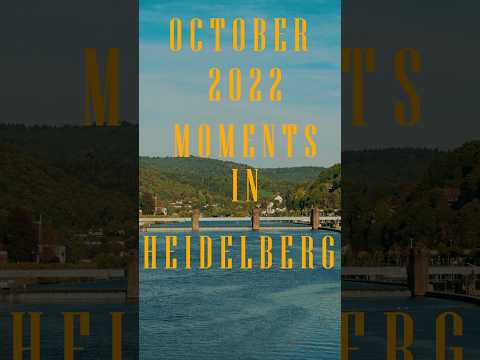 Moments in Heidelberg #travelfilms #travel #youtubeshorts #filmmaking #europe #germany #feelgood