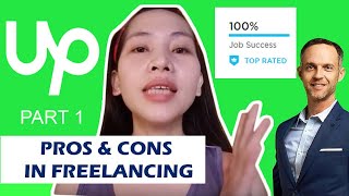 (Part 1 WORK AT HOME MOM ) Upwork tutorial for beginners - PROS & CONS - How to Start On Upwork?