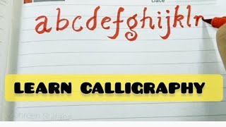 SMALL ALPHABETS CALLIGRAPHY FOR BEGINNERS|Calligraphy writing with brush pen #youtubevideos #viral