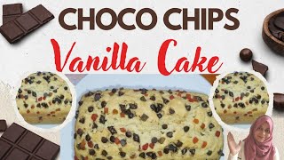 Choclate chips vanilla cake🌈 #cake💜#trending #cooking #Soft&moistCake♥️ #homemade 💯