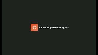 Meet the Content Generator Agent | Scalable Content with SitecoreAI