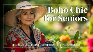 Boho Chic for Seniors: Effortlessly Stylish Outfit Ideas for Women Over 50!