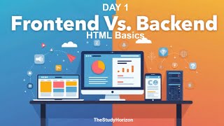 Day 1: Frontend vs Backend Explained | Introduction to HTML Tags | Learn HTML Basics Step by Step