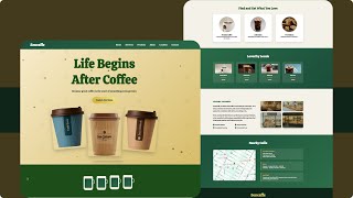 Build a Responsive Coffee Shop Website Using HTML CSS & JavaScript | 2026 (With Source Code)
