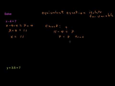 Solving Linear Equations (Introductory Algebra 13)
