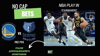 Golden State Warriors vs Memphis Grizzlies- 4/15/25 - Free NBA Pick | NBA Betting Tips | No Cap Bets