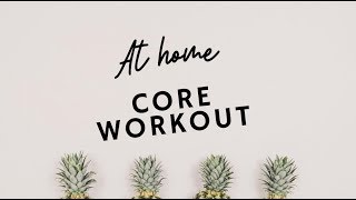 At Home Core Workout