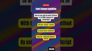Event Handling Excellence: Embarking on Event Listener Expedition in JavaScript! 🚀🎉 | JS essentials