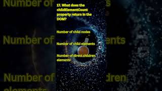 "DOM Traversal Masterclass: Test Your Skills with 50 MCQs!" #software #hcl #DOM #javascript #html 17