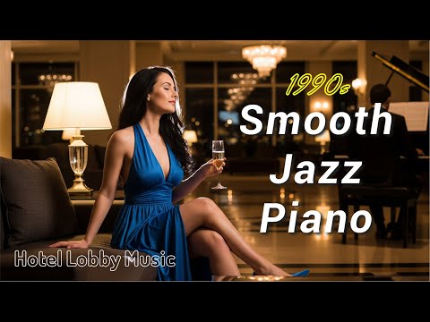 90s Jazz Piano BGM 🎹 Hotel Lobby Music 🎶 Soothing Video Chill Vibes, Perfect for Study Work Unwind