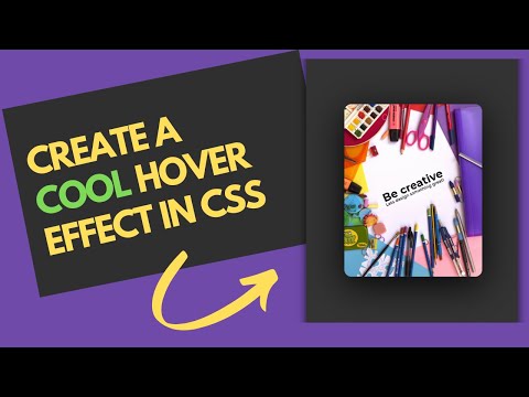 Create a cool hover effect in CSS