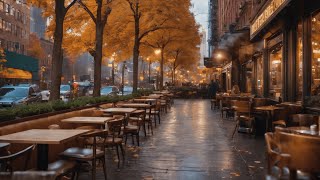 Coffee Shop Ambience Jazz☕- Session New York | Relaxing Jazz Instrumental [ Focus Work Study Sleep ]