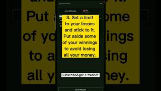 How To trade responsibly #binarybot