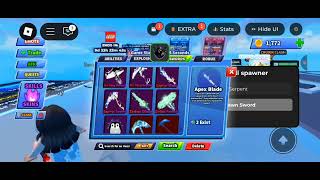 Blade Ball OP SCRIPT (SPAWNER SWORDS VISUAL)