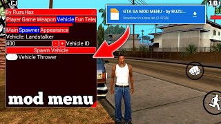 GTA SA 2.11 MOD MENU ANDROİD 16.15.14.13.12.11.10 NO PASSWORD NO KEY MEDİAFİRE 