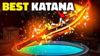 I Unlocked the NEW Straight Katana on The Forge