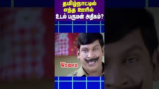 தமிழ்நாட்டில் எந்த ஊரில் உடல் பருமன் அதிகம்? | neeya naana | Dr Arunkumar