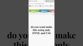 How to Create a Dropdown Menu with HTML & CSS (No JavaScript!)