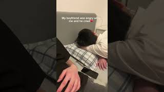 My boyfriend and I had an argument and cried#couple #gay