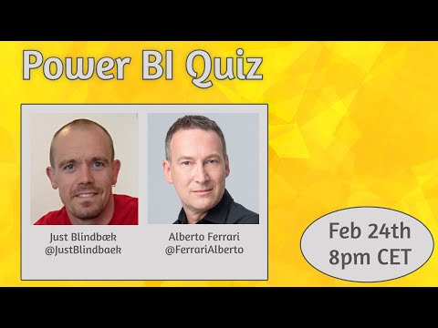 Power BI Quiz with Alberto Ferrari