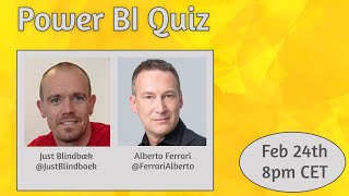 Power BI Quiz with Alberto Ferrari