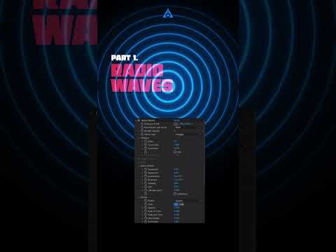 After Effects Radio Waves | motion design tutorial | motion graphics