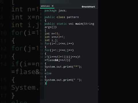 Java  patterns #programminglanguage #algorithms #java #apple #sortingalgorithm #leetcode #coderslife