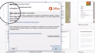 How To Activate Microsoft Office 2016 For FREE