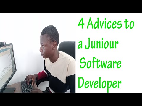 FOUR ADVICE TO JUNIOUR SOFTWARE DEVELOPERS