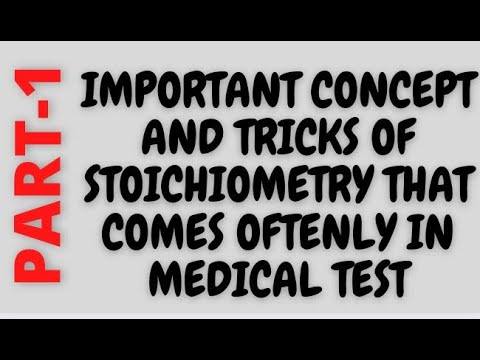 Stoichiometry important concept and mdcat mcqs complete -PART -1