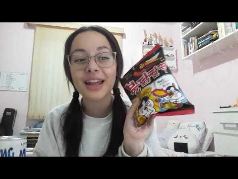 Provando Da Coréia - Experimentando coisinhas do evento