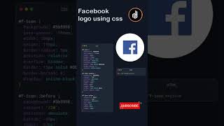 How to Creating Facebook Logo With Css