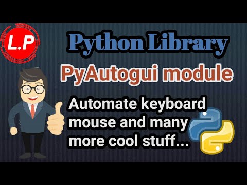 Pyautogui Library In Python | Automate mouse and keyboards in Python    | IN HINDI