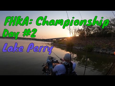 Kayak Fishing: FHKA Championship Final Day - Day #2 - Lake Perry