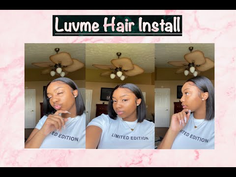 LUVME HAIR REVIEW + Install  || BOB UNIT || BEGINNER FRIENDLY 💕