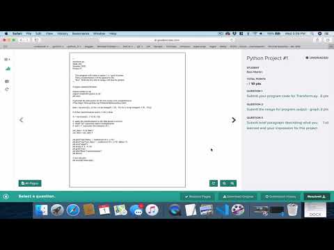 Gradescope Assignment Submission