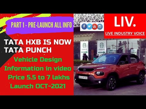 PUNCH BY TATA MOTORS - DESIGN, PRICE, LAUNCH DATE INFO - DIWALI 2021 BOOM PUNCH - COMPACT SUV