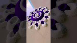 Simple and Easy Rangoli designs for beginners #shorts #latestrangoli