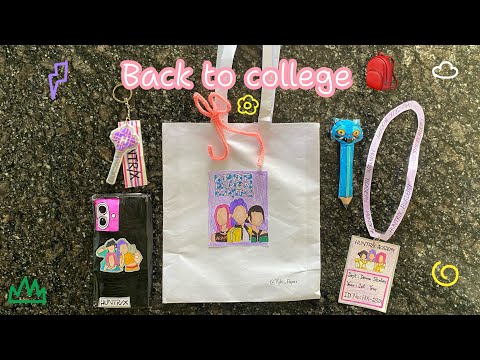 This K-pop Demon Hunter College Bag is SO Cool 🎧🔥 | ASMR Art