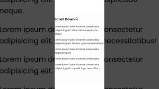 Tricks: 37/100 Scroll-To-Top Button | HTML CSS JS #ScrollToTop #JSProject