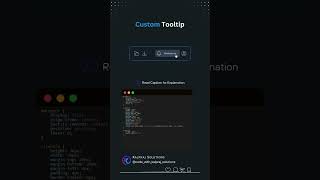Create Custom Tooltips with Smooth Transitions | CSS Tooltip Animation Tutorial 🎨✨
