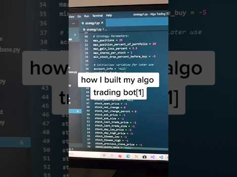 more tools used to build my algo trading bot 🤖 #algotrading