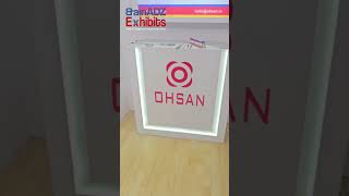 Ohsan Formtech at Bharat Mobility Global Expo 2025 | Stunning Stall Design by BrainADZ Exhibits