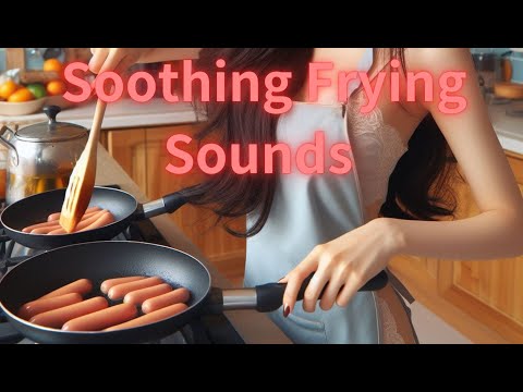 Culinary Harmony: Soothing Frying Sounds for Relaxation and Focus#CookingSound#RelaxingSounds#白噪音