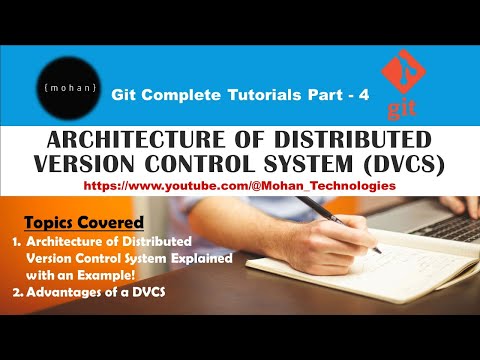 PART-4: Architecture of Distributed Version Control System(DVSC) | Git Commands | #mohanTechnologies