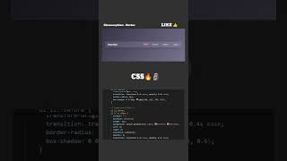Glassmorphism Navbar ✨ | High-End UI Design ! #figma webdevelopment #coding#htmlcss#shorts#python